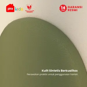 PIRA KIDS - YUBI HB20X40 HEADBOARD KASUR / WALL PANEL 3D / WALLPAPER FOAM 3D / SANDARAN BERMAIN ANAK 1 PCS warna DARK GREY - PIRA KIDS - foto 5
