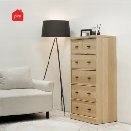 PIRA METROPOLIS - YORK CH4+2 LEMARI LACI / LEMARI SUSUN / DRAWER warna PRO OAK - PIRA METROPOLIS - foto 3