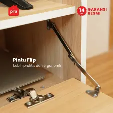PIRA METROPOLIS OX -  SOJA TV81 S MEJA TV / RAK TV warna WHITE - PRO OAK - PIRA METROPOLIS OX - foto 4