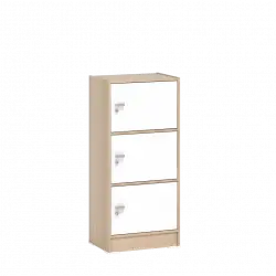 PIRA METROPOLIS OX - ARUNA RSG 3 RAK SERBAGUNA / RAK SUSUN 3 PINTU warna PRO OAK - WHITE - PIRA METROPOLIS OX - foto 3