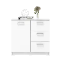 PIRA METROPOLIS OX -  ARUNA SB80 BUFET / RAK DAPUR / KITCHEN SET BAWAH DAPUR / LEMARI DAPUR warna WHITE - PIRA METROPOLIS OX - foto 4
