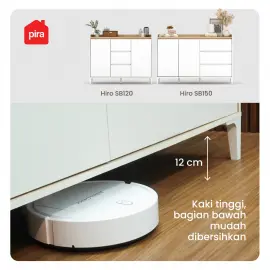 PIRA METROPOLIS OX - HIRO SB120 BUFET / KABINET / SIDEBOARD / MEJA TV warna WHITE - PRO OAK - PIRA METROPOLIS OX - foto 7