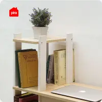 PIRA - FELIX DK80 MEJA KERJA / MEJA BELAJAR DENGAN RAK BUKU warna WHITE - PRO OAK - PIRA - foto 5