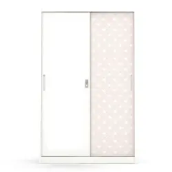 PIRA BAVARIAN - WURF 120 MWDSL LEMARI PAKAIAN BESI SLIDING / PINTU GESER warna WHITE CLAY - BAVARIAN - foto 4