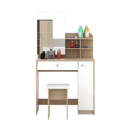 PIRA METROPOLIS - SECHA DS80 MEJA RIAS warna PRO OAK - WHITE - METROPOLIS - foto 2