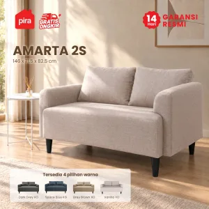 PIRA - AMARTA 2S SOFA 2 SEATER warna VANILA XO - PIRA - foto 1