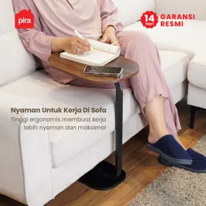 PIRA - TOGI ET40 MEJA KOPI / MEJA KECIL / MEJA SUDUT SOFA / MEJA SAMPING warna BROWN WALNUT - PIRA - foto 5