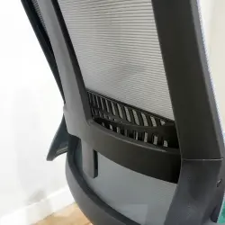 WORKDESIGN - AHSOKA PC PR KURSI KANTOR / KURSI KERJA ERGONOMIS DENGAN SANDARAN KEPALA DAN LUMBAR SUPPORT warna DARK GREY - BLACK GREEN - WORKDESIGN - foto 6