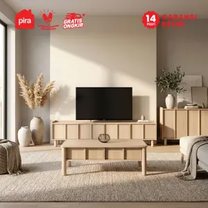 PIRA -  SHIBUI TV200 MEJA TV / RAK TV / LEMARI TV / KABINET TV warna PRO OAK - PIRA - foto 5