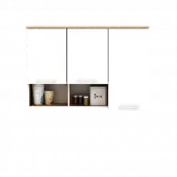 PIRA METROPOLIS OX -  HANA KC WU90 RB RAK DAPUR / RAK GANTUNG DAPUR / KITCHEN SET ATAS 3 PINTU DENGAN RAK BUMBU warna WHITE - PRO OAK - PIRA METROPOLIS - foto 5