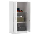 PIRA METROPOLIS - ARUNA BLS60 LEMARI PAKAIAN KECIL 2 PINTU FULL RAK / LEMARI BAJU warna WHITE - PIRA METROPOLIS OX - foto 6