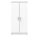 PIRA METROPOLIS - ARUNA BLS60 LEMARI PAKAIAN KECIL 2 PINTU FULL RAK / LEMARI BAJU warna WHITE - PIRA METROPOLIS OX - foto 5