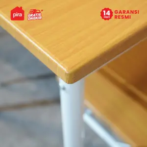 PIRA METROPOLIS - STELLA DTS MEJA MAKAN SET DENGAN 4 KURSI warna LIGHT WALNUT - WHITE - PIRA METROPOLIS - foto 3