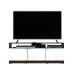 PIRA METROPOLIS -  ALBA BAZ TV120  MEJA TV / RAK TV warna AMERICAN WALNUT - WHITE - METROPOLIS - foto 3