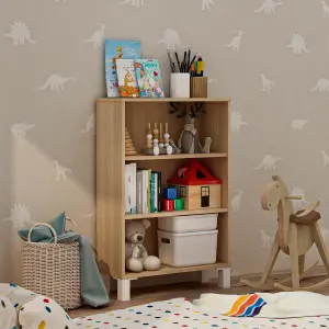 PIRA OX - POLKA BC60 S RAK BUKU / RAK SERBAGUNA / RAK SUSUN warna PRO OAK - PIRA OX - foto 2