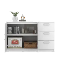 PIRA METROPOLIS - ALBA BAZ SB 120 BUFET warna WHITE - METROPOLIS - foto 3