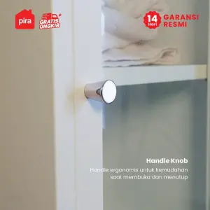 PIRA - KLENA MBTC FG LEMARI BESI / RAK KAMAR MANDI / LEMARI KAMAR MANDI / RAK DISPLAY / RAK BUKU warna WHITE - PIRA - foto 9