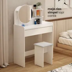 PIRA METROPOLIS OX -  LEVY DS80 MEJA RIAS warna WHITE - PIRA METROPOLIS - foto 2