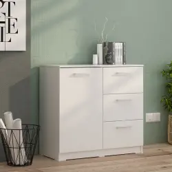 PIRA METROPOLIS OX -  ARUNA SB80 BUFET / RAK DAPUR / KITCHEN SET BAWAH DAPUR / LEMARI DAPUR warna WHITE - PIRA METROPOLIS OX - foto 9