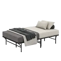 PIRA - BASE FOLDING MBD120 DIPAN BESI / RANJANG / TEMPAT TIDUR BESI warna BLACK - PIRA - foto 3