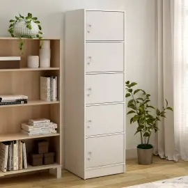 PIRA METROPOLIS - ALBA RSG 5 TS RAK SERBAGUNA / LEMARI SUSUN warna WHITE - METROPOLIS - foto 7