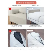 PIRA - AMARTA 2S SOFA 2 SEATER warna SPACE BLUE KG - PIRA - foto 6