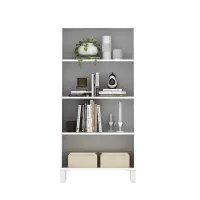 PIRA OX - POLKA BC60 RAK BUKU MINIMALIS SERBAGUNA 4 TINGKAT warna WHITE SM - PIRA OX - foto 6