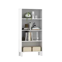 PIRA OX - POLKA BC60 RAK BUKU MINIMALIS SERBAGUNA 4 TINGKAT warna WHITE SM - PIRA OX - foto 5