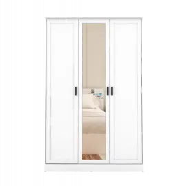 PIRA METROPOLIS -  YORK 3PS LEMARI PAKAIAN 3 PINTU FULL RAK warna WHITE - PIRA METROPOLIS - foto 6