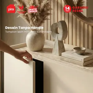 PIRA METROPOLIS OX - ABRAM SB160 BUFET / SIDEBOARD / LEMARI KABINET / KABINET TV / MEJA TV warna LIGHT TAUPE-TRAVERTINE - PIRA METROPOLIS - foto 6