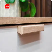PIRA METROPOLIS -  BEN CH3+3 LEMARI LACI 3+3 SUSUN / KABINET warna PRO OAK - WHITE - PIRA METROPOLIS - foto 11
