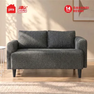PIRA - AMARTA 2S SOFA 2 SEATER warna DARK GREY XO - PIRA - foto 2