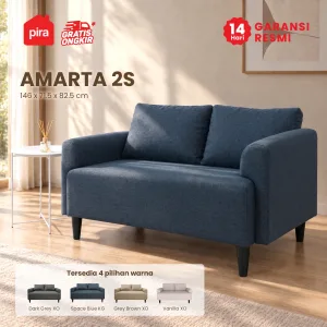 PIRA - AMARTA 2S SOFA 2 SEATER warna SPACE BLUE KG - PIRA - foto 1