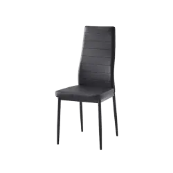 PIRA BAVARIAN -  SILVIA DTS MEJA MAKAN SET warna CLEAR - BLACK - BAVARIAN - foto 3