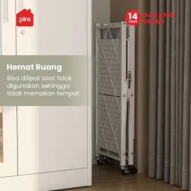 PIRA - FLATO AVA MSU 5X1 RAK DAPUR LIPAT SERBAGUNA / RAK BESI 5 SUSUN warna WHITE - PIRA - foto 4
