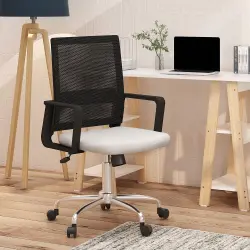 PIRA WORK - REY OC PR KURSI KERJA / KURSI KANTOR warna BLACK - GREY - PIRA WORK - foto 1