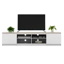 PIRA -  LINUS TV200 MEJA TV / RAK TV warna WHITE SM - PRO OAK - PIRA - foto 4