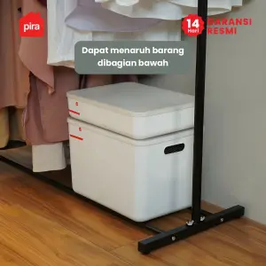 PIRA - ATLA CR 101 RAK GANTUNG BAJU / STAND GANTUNGAN / STAND HANGER / RAK BESI warna BLACK - PIRA - foto 4