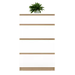PIRA - LINUS CH4 LEMARI LACI warna WHITE SM - PRO OAK - LINES - PIRA - foto 4