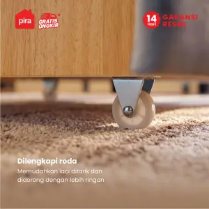 PIRA - PALMA BD180 PLATFORM BED / DIPAN / DIPAN TEMPAT TIDUR / RANJANG KASUR / DIPAN DENGAN LACI PENYIMPANAN warna GREY - PIRA - foto 10