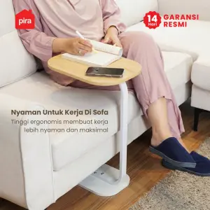 PIRA - TOGI ET40 MEJA KOPI / MEJA KECIL / MEJA SUDUT SOFA / MEJA SAMPING warna WHITE - PIRA - foto 6