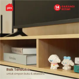 PIRA METROPOLIS -  BELATRIX TV200 MEJA TV / RAK TV warna PRO OAK - WHITE - PIRA METROPOLIS OX - foto 6