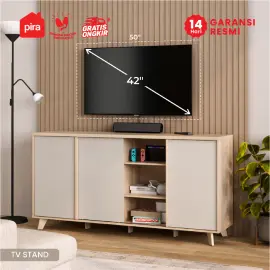 PIRA METROPOLIS -  SENDAI SB160 BUFET / LEMARI DAPUR / KABINET DAPUR / MEJA TV / SIDEBOARD warna PRO OAK - LIGHT TAUPE - PIRA METROPOLIS - foto 3