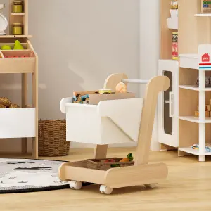 PIRA KIDS - MAGU TROLLEY PP PRETEND PLAY TROLI / KERETA DORONG MAINAN ANAK warna PRO OAK - WHITE SM - PIRA KIDS - foto 9