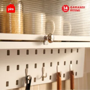 PIRA - DISH AVA MDR105 H RAK PIRING / RAK PIRING GANTUNG / RAK DAPUR / RAK WASTAFEL / RAK PENGERING PIRING warna WHITE - PIRA - foto 6