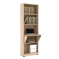PIRA WORK - ROYCE DK60 MEJA BELAJAR / MEJA KERJA LIPAT / RAK BUKU warna PRO OAK - PIRA WORK - foto 7
