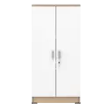 PIRA METROPOLIS - ARUNA BLS60 LEMARI PAKAIAN KECIL 2 PINTU FULL RAK / LEMARI BAJU warna PRO OAK - WHITE - PIRA METROPOLIS OX - foto 5
