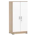 PIRA METROPOLIS - ARUNA BLS60 LEMARI PAKAIAN KECIL 2 PINTU FULL RAK / LEMARI BAJU warna PRO OAK - WHITE - PIRA METROPOLIS OX - foto 7