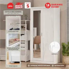 CATTA 90N MWDSL warna LIGHT MARBLE - WHITE - PIRA - foto 1