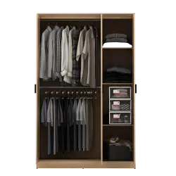 PIRA METROPOLIS - YORK 3P LEMARI PAKAIAN 3 PINTU warna PRO OAK - PIRA METROPOLIS - foto 8